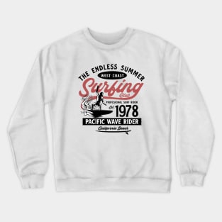 Surf Beach Summer Crewneck Sweatshirt